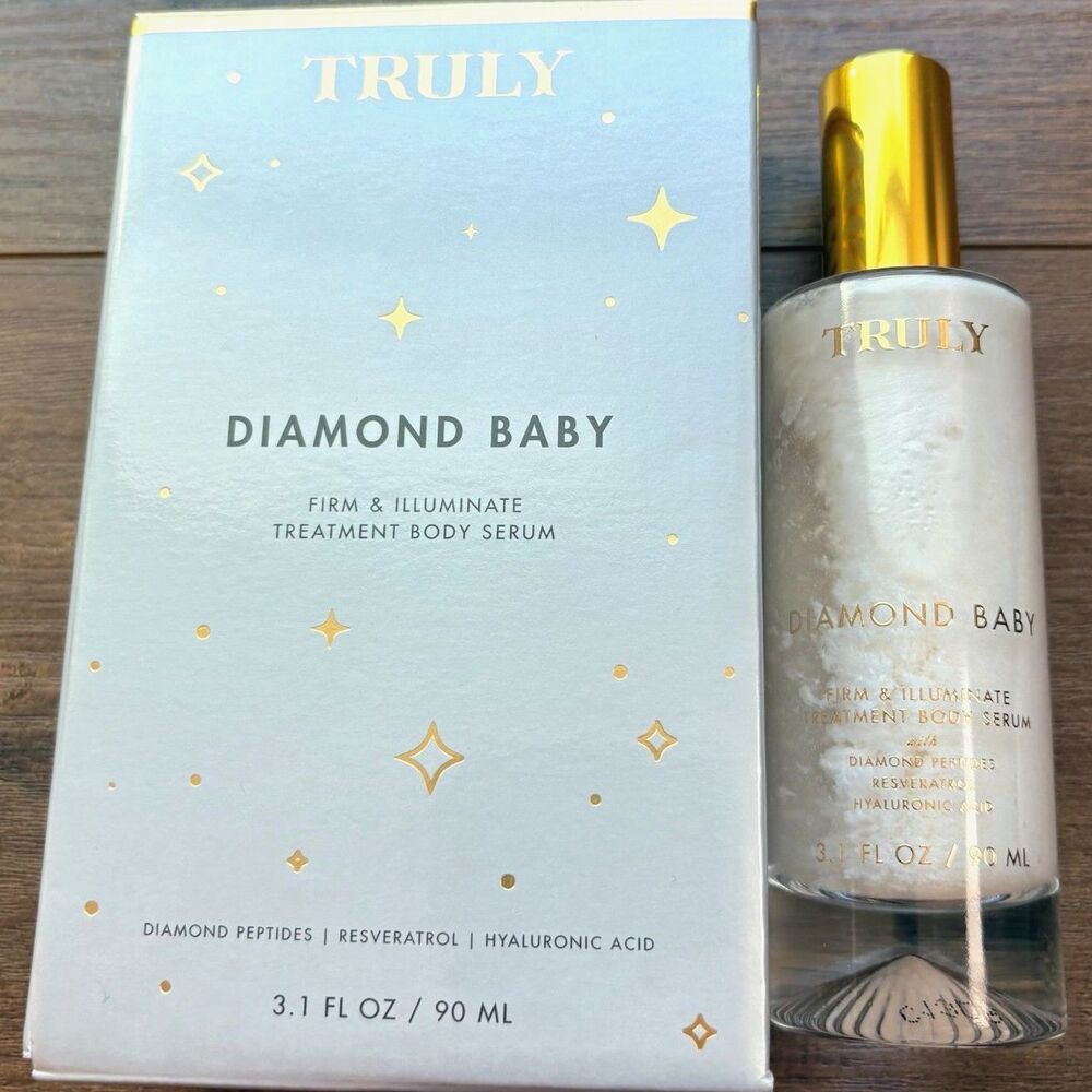 Truly Diamond Baby Firm & Illuminate Body Serum 3.1 oz NEW